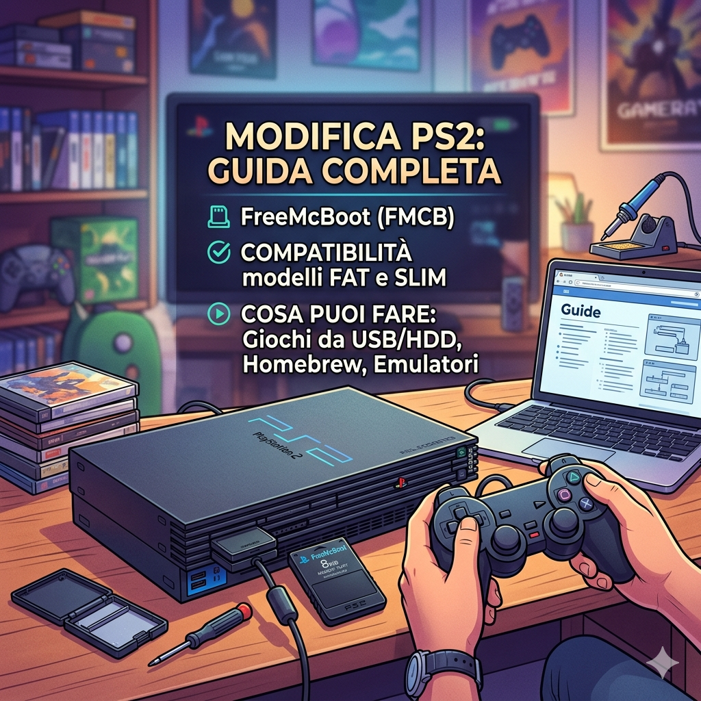 Modifica PS2: Guida Completa a FreeMcBoot, Compatibilità e Cosa Puoi Fare