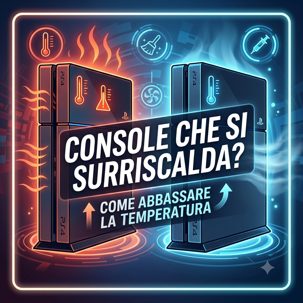 Come ridurre la temperatura di una console che si surriscalda: pasta termica, metallo liquido e pulizia interna