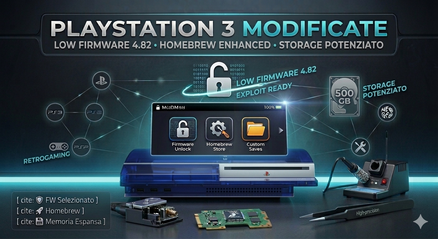 PS3 Modificate | CFW, HEN e Custom Firmware – ConsoleModding.it