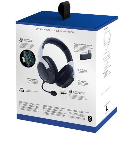 Razer Kaira Hyperspeed Cuffie Sony Ps5 Wireless Playstation 5 Pulse 3D White