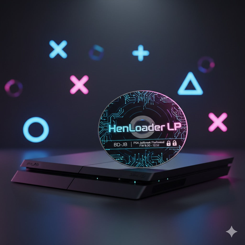 Disco BD-JB HenLoader LP per Jailbreak su PS4