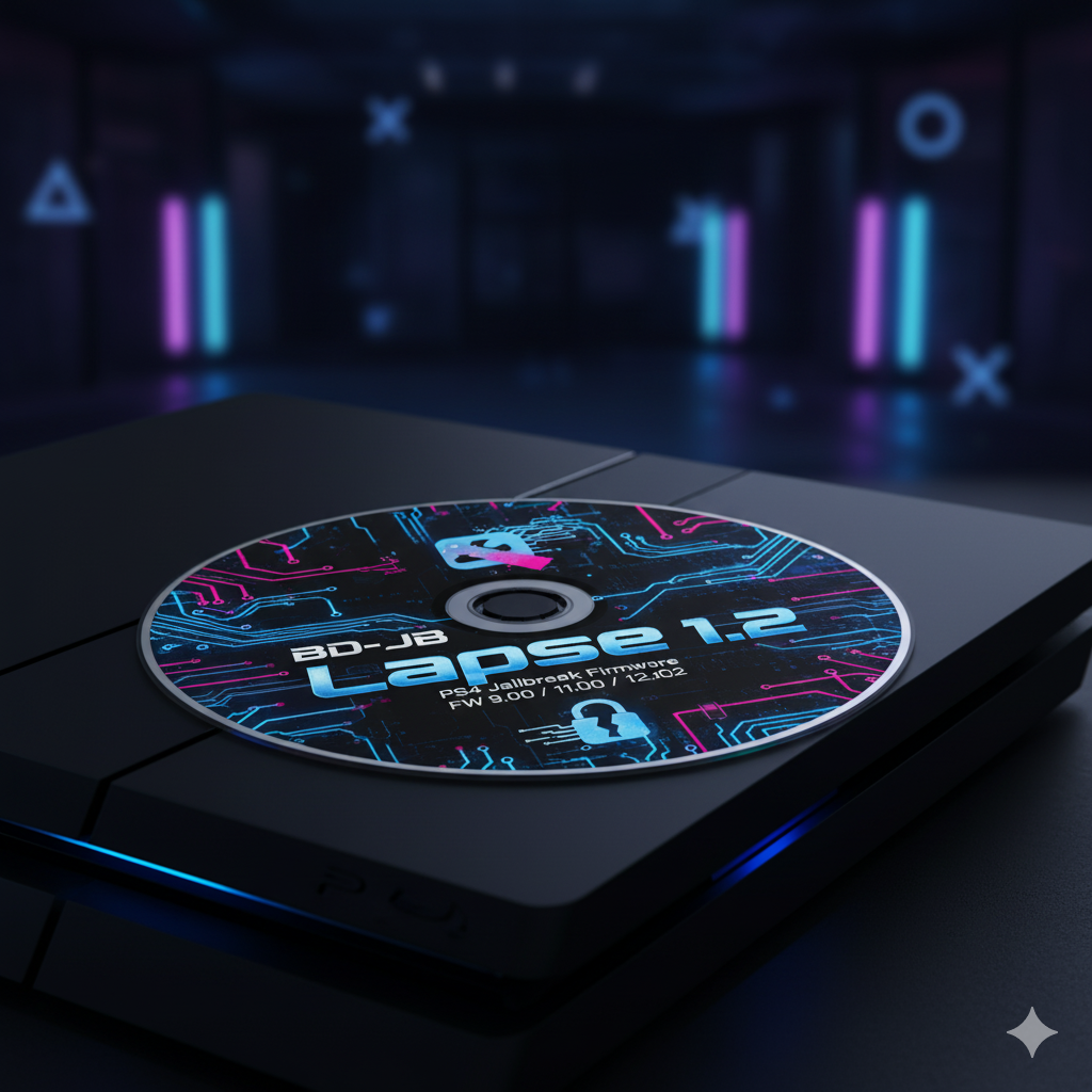 Disco BD-JB Lapse 1.2 per Jailbreak su PS4