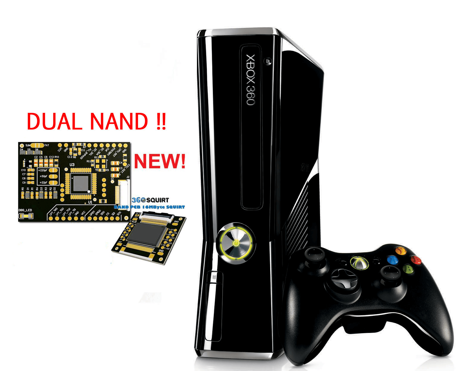 Xbox 360 Modification - RGH + Dual Nand + DashLaunch + Freestyle + XEX Menu