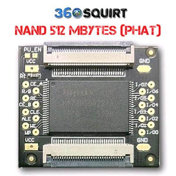 Squirt Dual Nand PCB 512MB