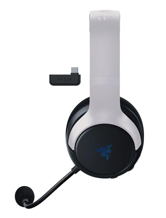 Razer Kaira Hyperspeed Cuffie Sony Ps5 Wireless Playstation 5 Pulse 3D White