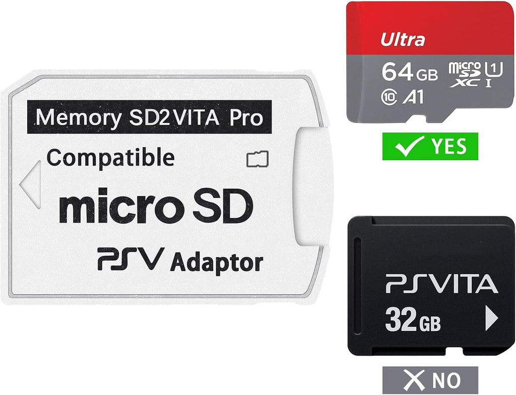 Adattatore SD2VITA inserito nello slot della cartuccia di gioco PS Vita