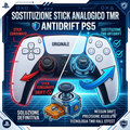 Riparazione controller PS5 – sostituzione degli stick analogici TMR anti-drift su DualSense